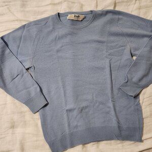 Pringle of Scotland 100% Cashmere Baby Blue Sweater - Size Small